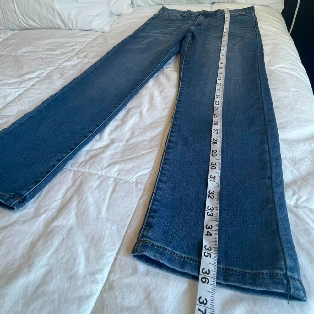 US Polo Assn Womens Size 14 Straight Leg Blue Denim Jeans Embroidered Logo - Picture 8 of 10